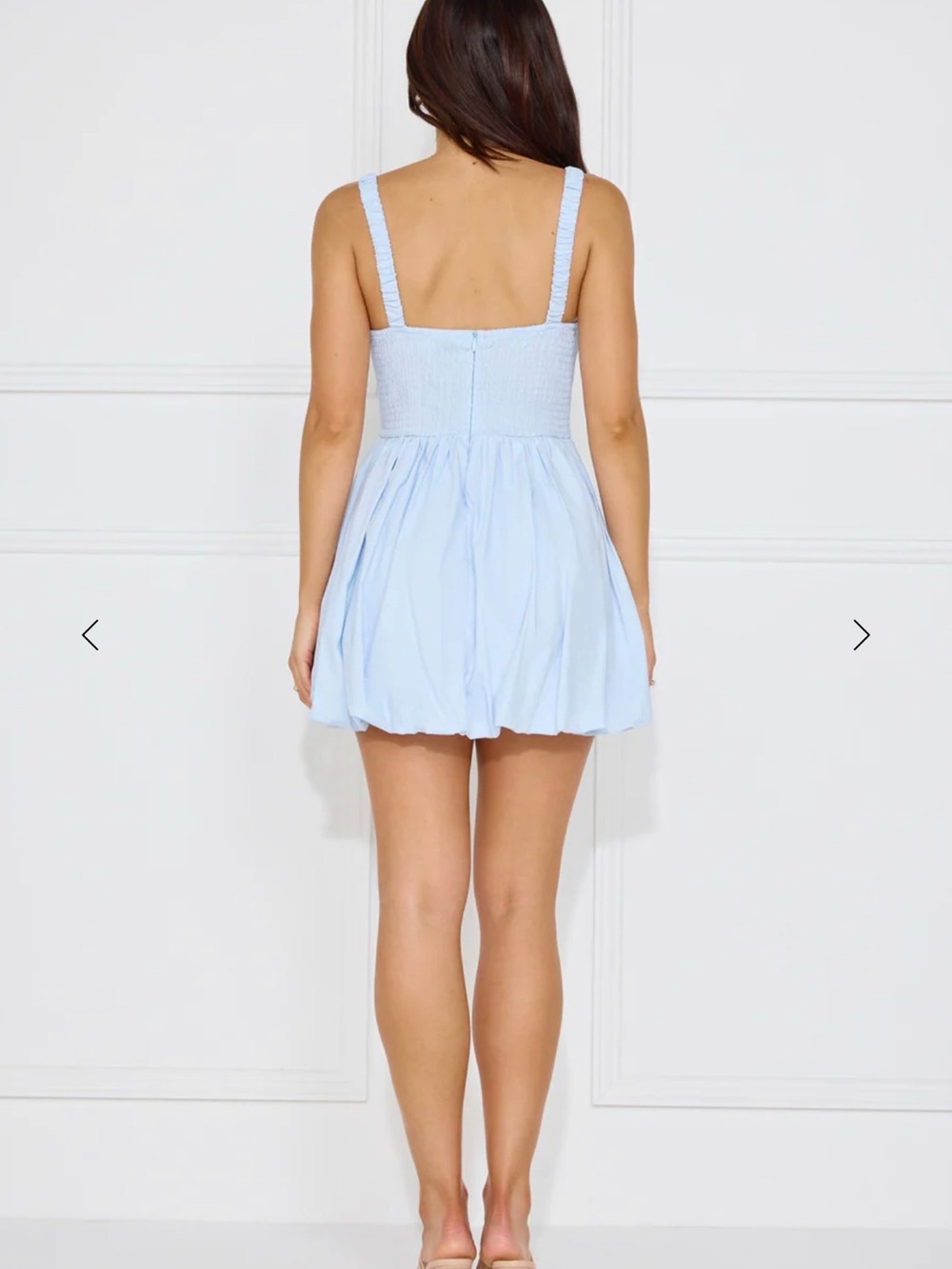 Hello Molly BENEATH THE BLUE MINI DRESS BLUE xs new with tags - Picture 3 of 15